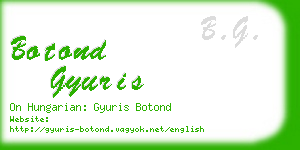 botond gyuris business card